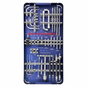 BISONS - Juego de Instrumentos Ortopédicos con Fijador Externo Ilizarov, Sistema de Anillos Circulares, Kit de Trauma para Alargamiento Óseo - Product Image 3
