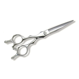Tijeras de Peluquería Profesionales de Acero Inoxidable con Hoja Afilada para Diestros, Tijeras de Corte de Pelo con Mango Largo, Herramienta de Salón - Product Image 1