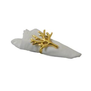 Anillo de Servilleta con Diseño Melodioso, Anillo Decorativo de Aluminio para Mesa con Acabado Dorado para Decoración del Hogar, Hotel y Bodas - Product Image 2