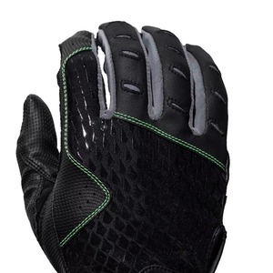 Baseball Batting Gloves Durable <b>Padded</b> Grip Leather Waterproof Split-Finger Hook Loop Closure Customized Color Logo Gloves - Product Image 4