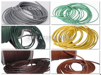 Vente Flash : Cordon de Bijoux Tressé 100% Coton Ciré 2mm avec Finition Métallique pour Bricolage, Bracelets et Colliers – 65 Couleurs Disponibles