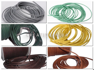 Hot Sale 100% Cotton Cords 2mm <b>Braided</b> Jewelry Cord for DIY Crafts Bracelet Necklace Jewelry <b>Accessories</b> Latest Hot Sale - Product Image 3