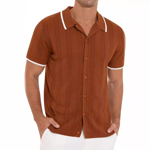 Polos de Algodón Transpirable para Hombre, Ropa Casual, Nuevo Diseño en Venta, Logotipo Personalizado, Color Sólido, Tallas Grandes, Polo de Alta Calidad - Product Image 5