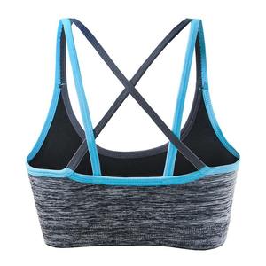 Ensemble de soutien-gorge de sport populaire pour femmes, sans couture, pour yoga, séchage rapide, style push-up, grandes tailles, personnalisable sur le devant, vente en gros - Product Image 5