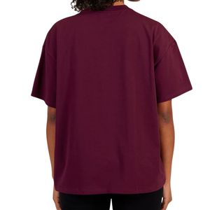 T-shirt ample à épaules tombantes pour femme, décontracté, à manches courtes, col rond, avec poches, fabrication OEM ODM, vente en gros - Product Image 5