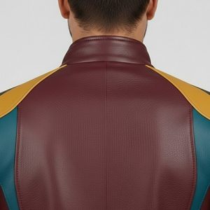 แจ็คเก็ตบอมเบอร์หนังแกะแท้ตกแต่งขนแกะสำหรับฤดูหนาวรุ่นล่าสุด แจ็คเก็ตหนังสำหรับผู้ชาย - Product Image 6