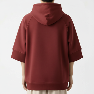 Custom Oversized Hoodie Short Sleeve Pullover Hoodie <b>Bulk</b> Manufacturer OEM Service - Product Image 2