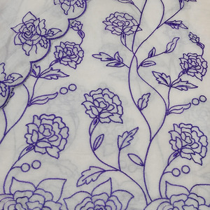 Fabricant de tissu en tulle français africain brodé, exportateur mondial de tissu en dentelle à sequins et perles en maille, Inde - Product Image 5