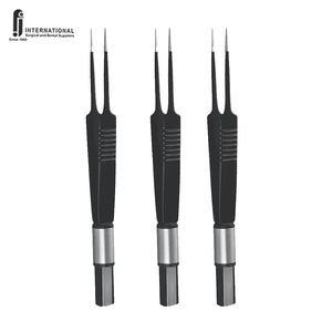 Pinzas de Joyero Bipolares F.J. INTERNATIONAL de Alta Calidad, Reutilizables, con Punta Plateada Antiadherente, Juego de Instrumentos Electroquirúrgicos - Product Image 6