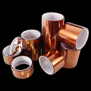 เทปโพลีไอไมด์อุณหภูมิสูงพร้อมกาวซิลิโคนความหนาของ40mic สำหรับแผงวงจร PCB การใช้งานแบตเตอรี่ลิเธียม - Product Image 4