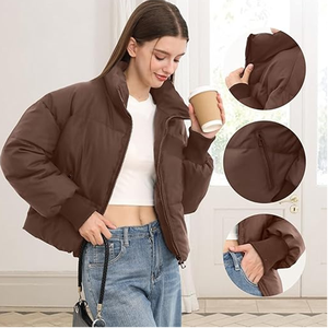 High Quality WOMENPuffer <b>Jacket</b> Water Down <b>Jacket</b> Bulk Supplier - Product Image 4