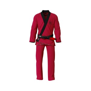 Traje de BJJ de tela de algodón premium, ligero, duradero, uniforme de entrenamiento, material de tejido perlado, logotipo personalizado, apto para hombres y mujeres. - Product Image 6