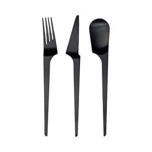 Luxury High Quality Stainless Steel Silver Flatware Set with Unique Design Modern Look <b>Cutlery</b> for Wedding Home Hotel - Product Image 5