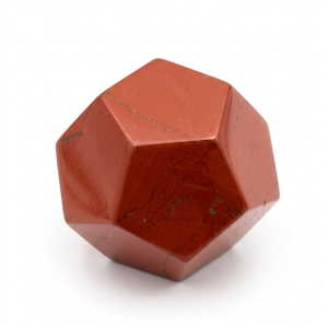 Dodecahedron คริสตัลหินแจสเปอร์สีแดง - Product Image 1