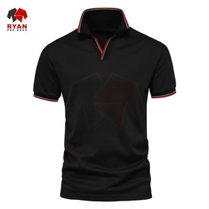 เสื้อโปโลแบบสวมหัวสำหรับผู้ชาย ดีไซน์พิเศษจาก Ryan Pro Gear พร้อมแผงโลโก้ที่ออกแบบเองได้ - Product Image 4