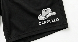 Shorts de randonnée décontractés pour hommes en polyester à séchage rapide, respirants, avec taille élastique et cordon de serrage, motif graphique, logo personnalisé OEM - Product Image 5