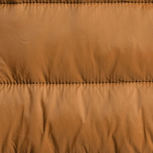 Chaleco Acolchado para Hombre, Talla Grande, con Cuello Alto y Cierre, Ligero y Cálido para Invierno, Color Bronceado Sólido - Product Image 4