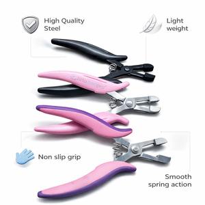 Pince professionnelle en acier inoxydable pour retirer les extensions de cheveux, disponible en plusieurs couleurs, pour usage en salon, prix d'usine OEM - Product Image 5