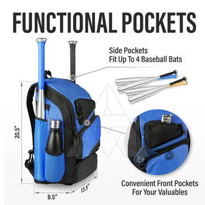 Service OEM, vente en gros de sacs de baseball au design unique, sacs de baseball sportifs légers - Product Image 4