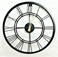 Horloge Murale Métallique Classique Moderne, Numérique et Mécanique, Silencieuse, Lumineuse, Motif Nature Morte, Design Étanche pour Salon, à Suspendre
