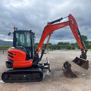 Mini-excavatrice sur chenilles Kubota KX057 4, 1 tonne, certifiée CE EPA, moteur puissant Koop, équipement de construction compact, livraison rapide - Product Image 1