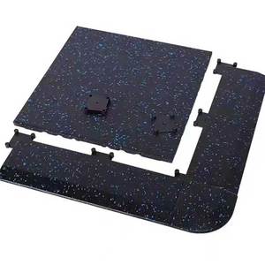Tapis de sol en caoutchouc insonorisant et amortissant les chocs pour salle de sport, silencieux, anti-écrasement et antidérapant, idéal pour stand de tir - Product Image 1