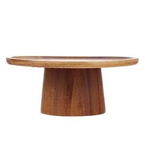 Base Redonda de Madera para Pastel con Pedestal para Exhibición de Pasteles de Boda, Decoración de Fiestas y Uso en Panaderías - Product Image 3