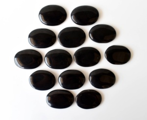 Piedras Planas Pulimentadas de Obsidiana Negra de Alta Calidad al por Mayor para Feng Shui, Meditación, Arte Ecológico Coleccionable y Decoración del Hogar - Product Image 4
