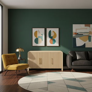 3 Doors Sideboard Coffee <b>Table</b> for Living Room Living Room Furniture Indoor Home Furniture Wood Furniture Wholesale OEM ODM - Product Image 5