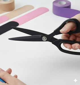 Stainless Steel Athletic Tape Cutting Scissors 8.5 Inch Heavy Duty DIY Non-Sticky Blade Fabric <b>Sewing</b> Shears Smooth Edge - Product Image 1