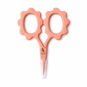 Ciseaux Degen Putford Blancs Mini Bicolores à Lame en Acier Inoxydable Droitier avec Broderie Mignonne et Poignée en Plastique - Product Image 6