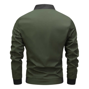 Blouson Bomber Homme Personnalisé en Gros – Qualité Supérieure, Coupe Ample, Polyester/Nylon, Col Montant, Séchage Rapide, Respirant, Hiver Décontracté - Product Image 3