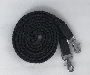 Corde de têtière pour cheval en nylon et acier inoxydable avec mousquetons, souple et durable - Product Image 2