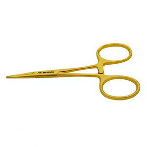 คีมหนีบยึดเส้นเลือดแบบตรง พรีเมียม รุ่น Mosquito Forceps ด้ามจับสีทอง ขนาด 3.5 นิ้ว  วัสดุสแตนเลส สำหรับการผ่าตัด - Product Image 4