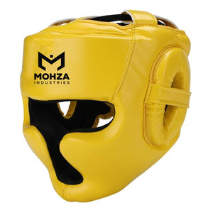 Best Selling High Quality Leather Professional Boxing & MMA <b>Training</b> <b>Head</b> Guard-Durable Waterproof Wholesale Low Price - Product Image 1