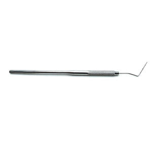 Sonde dentaire manuelle réutilisable en acier inoxydable, poignée ergonomique, couleur argent, marque privée, instrument dentaire en gros - Product Image 3