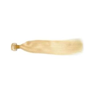 Extensiones de Cabello Humano con Cordón, Cola de Caballo, Cabello Virgen, Puntas Completas, Color Rubio Claro - Product Image 1