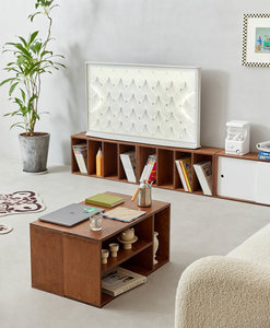 Moderno y Lujoso Soporte de TV Modular de Madera Sólida, Configurable en Múltiples Estilos para Diversos Escenarios, para Sala de Estar y Dormitorio - Product Image 4
