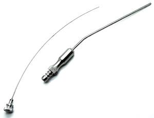 Tubes d'aspiration Frazier en acier inoxydable, instruments médicaux ORL et de neurochirurgie, canules ventilées Frazier angulaires, approuvées ISO - Product Image 5