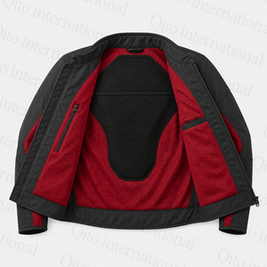 เสื้อแจ็คเก็ตป้องกันสำหรับขี่มอเตอร์ไซค์ แผ่นเกราะ CE Level 2 แบบถอดได้ เสริมด้วยอะรามิด สำหรับฤดูใบไม้ร่วง/ฤดูใบไม้ผลิ ผู้จำหน่ายเสื้อแจ็คเก็ตมอเตอร์ไซค์ - Product Image 3