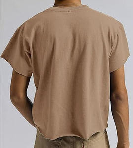 Camiseta de hombre de corte holgado, estilo casual, de algodón, transpirable, suave, para uso diario, ropa de verano. - Product Image 2