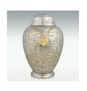 Urnes funéraires en métal au design moderne, fournisseur en gros d'urnes funéraires décoratives, OEM - Product Image 4