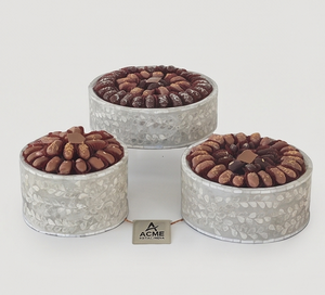 Set Of 3 Chocolate and Cupcake Stands Mother Of Pearls Riser Platters and Trays For Kitchenware Cake Utensils <b>Tools</b> - Product Image 2