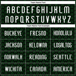 Nouvelle arrivée, maillot de volley-ball personnalisé vert herbe blanc-noir, forme géométrique, sublimation, court, séchage rapide, respirant, pour adultes - Product Image 3