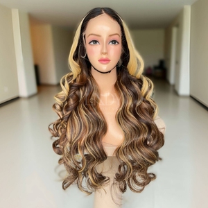 Perruque de Cheveux Naturels Vietnamiens de Qualité Supérieure 100% Cheveux Humains, Perruque Frontale en Dentelle, Cheveux Ondulés - Product Image 6