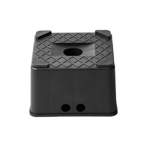 Blocco di livellamento manuale per camper/moto da 6 pollici, resistente, capacità 6000 libbre, con funzione di cavalletto/sgabello - Product Image 1