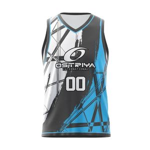 Camiseta de Baloncesto Personalizada con Nombre de Equipo, Transpirable, Tallas Grandes, Impresión por Transferencia de Calor, Sin Mangas, para Verano, Unisex, MOQ Bajo - Product Image 1