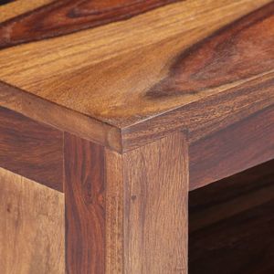 Supporto TV Sheesham in legno massello 35.4 "x 11.8" x 15.7 "dimensioni elegante TV Stand - Product Image 5