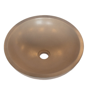 Lavabo de Baño Moderno de GFRC, Diseño Redondo y Duradero para Uso en Muebles de Baño - Product Image 2