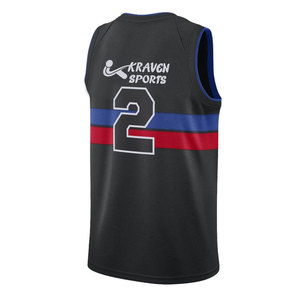 Maillot de basketball sans manches imprimé par sublimation de qualité supérieure à vendre 2026 - Product Image 2